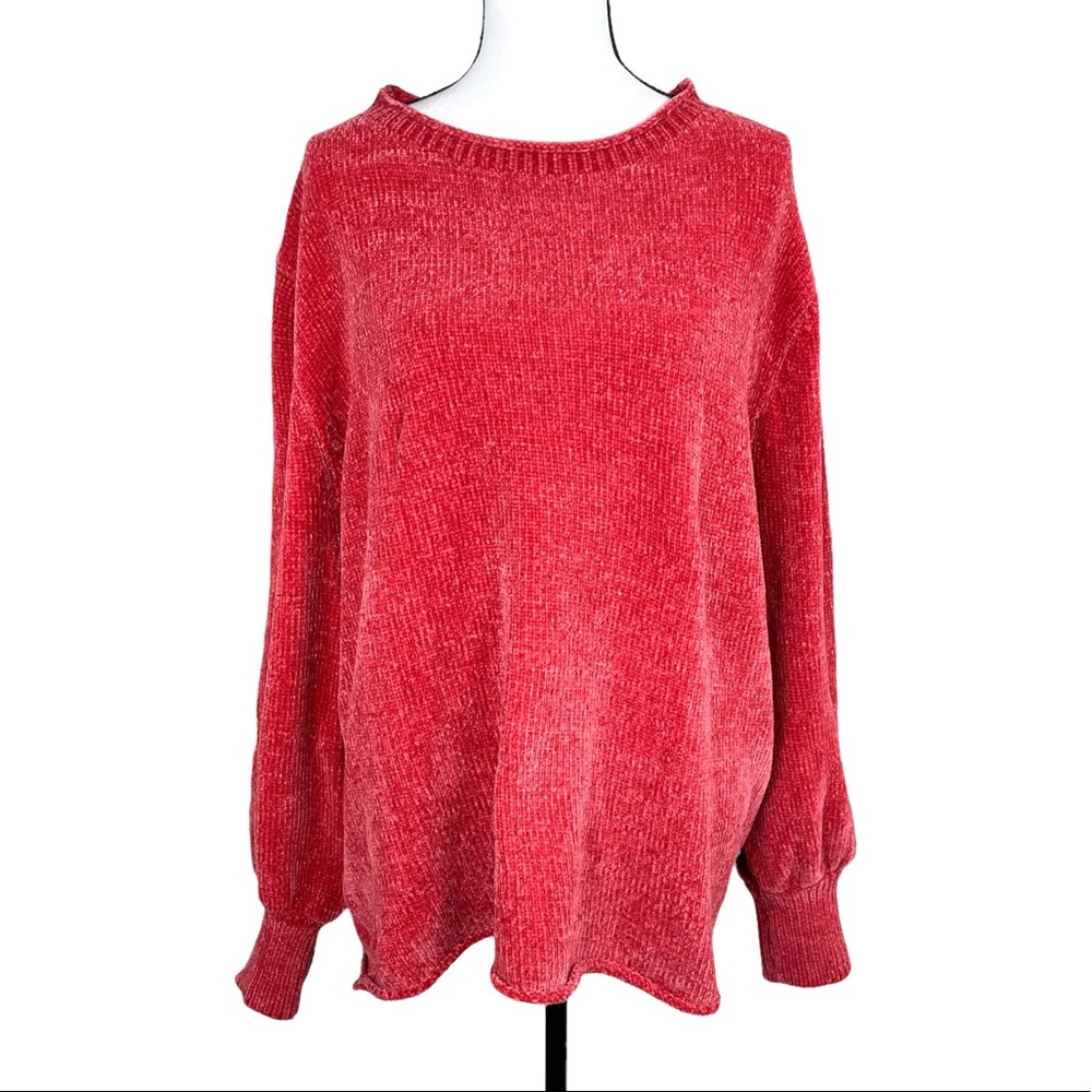 Umgee Coral Red Sweater